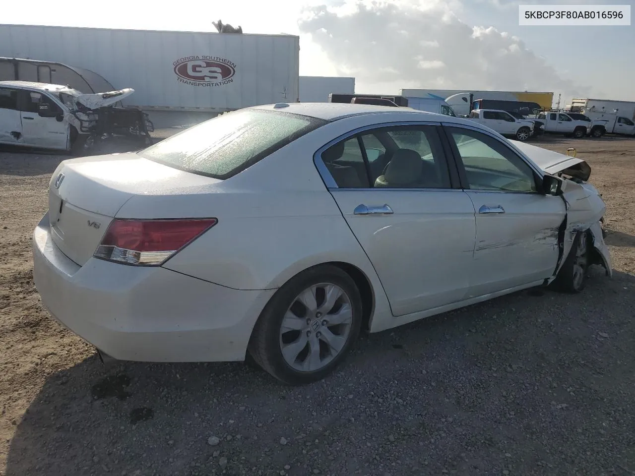 2010 Honda Accord Exl VIN: 5KBCP3F80AB016596 Lot: 65752334