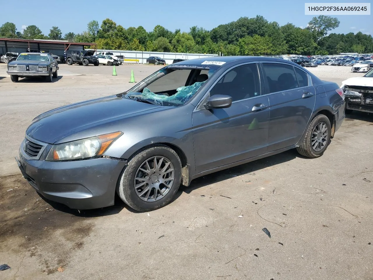 2010 Honda Accord Lx VIN: 1HGCP2F36AA069245 Lot: 65780924