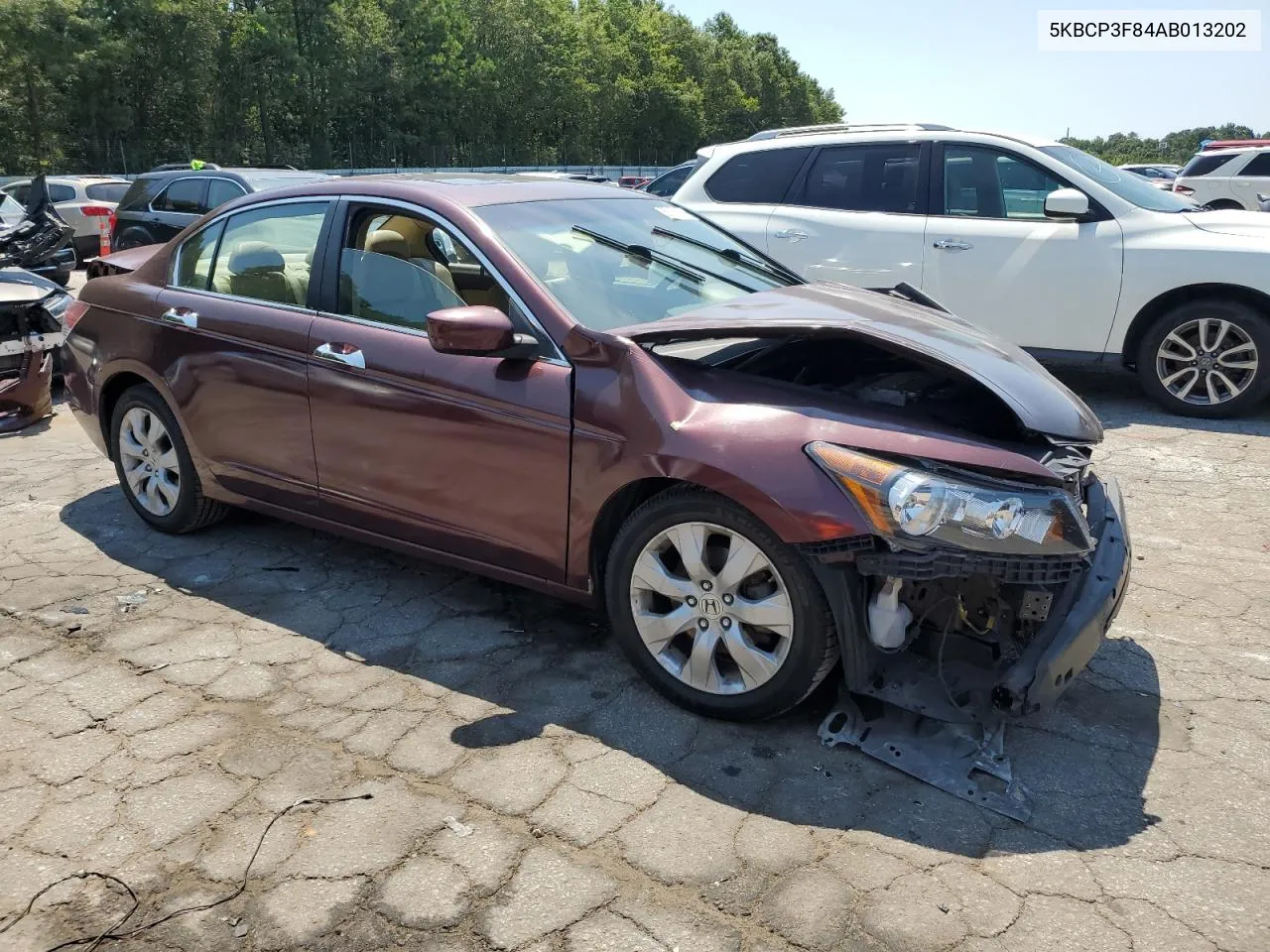 2010 Honda Accord Exl VIN: 5KBCP3F84AB013202 Lot: 66186494