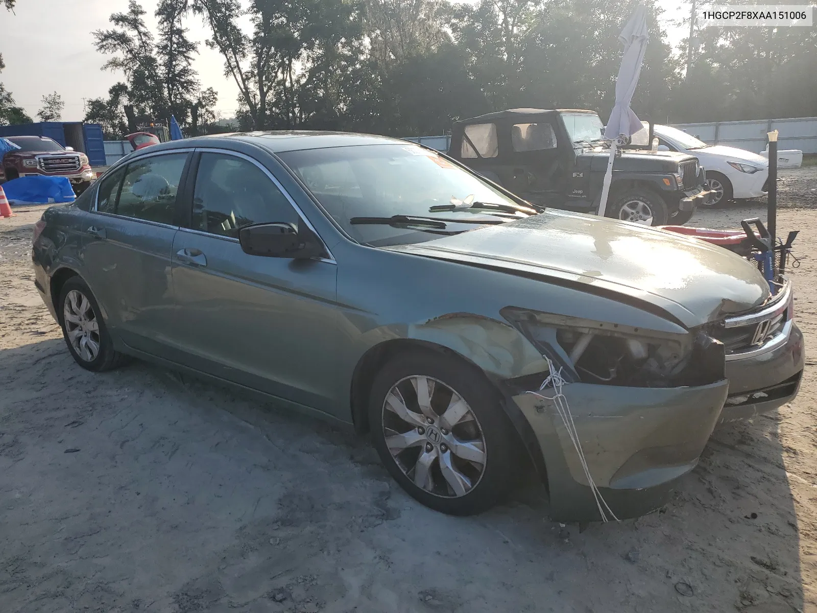 1HGCP2F8XAA151006 2010 Honda Accord Exl