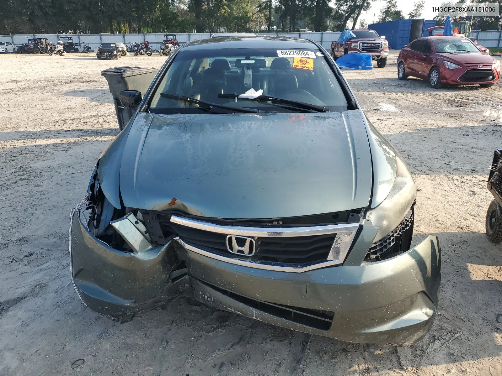 1HGCP2F8XAA151006 2010 Honda Accord Exl