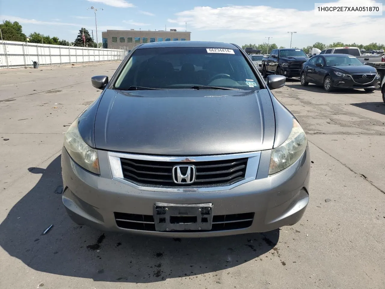 2010 Honda Accord Ex VIN: 1HGCP2E7XAA051870 Lot: 66234414