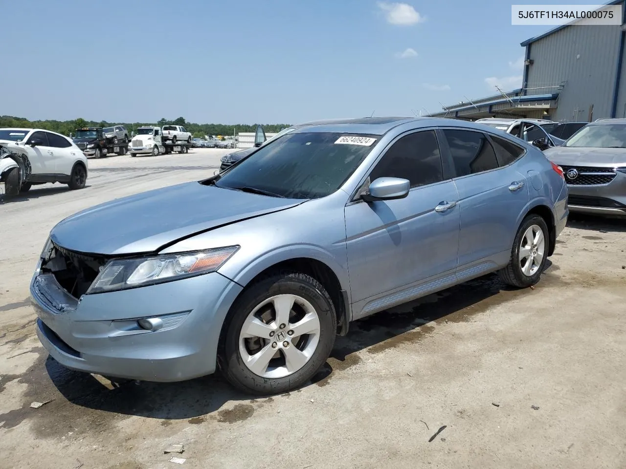 2010 Honda Accord Crosstour Ex VIN: 5J6TF1H34AL000075 Lot: 66240924