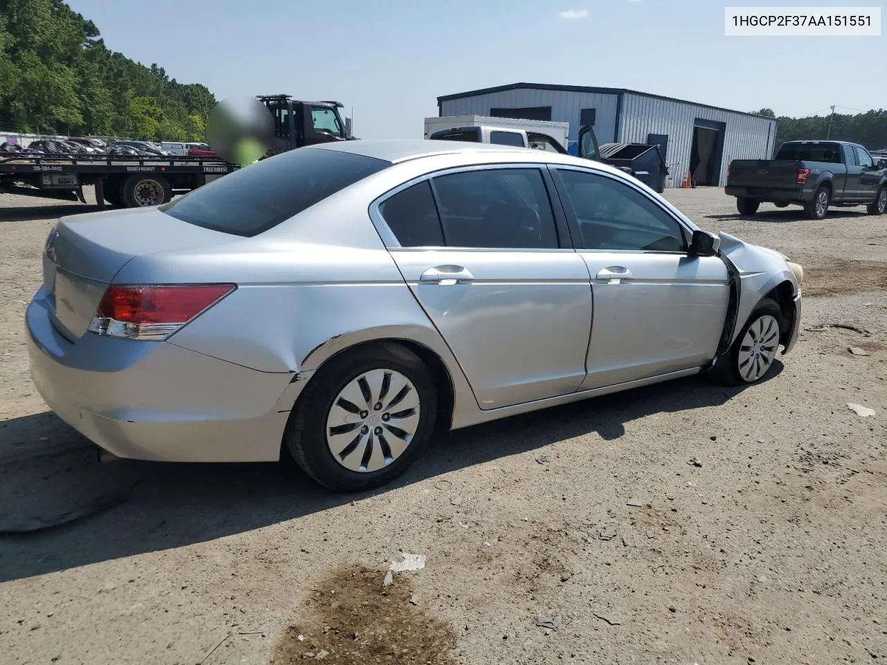 2010 Honda Accord Lx VIN: 1HGCP2F37AA151551 Lot: 66303324