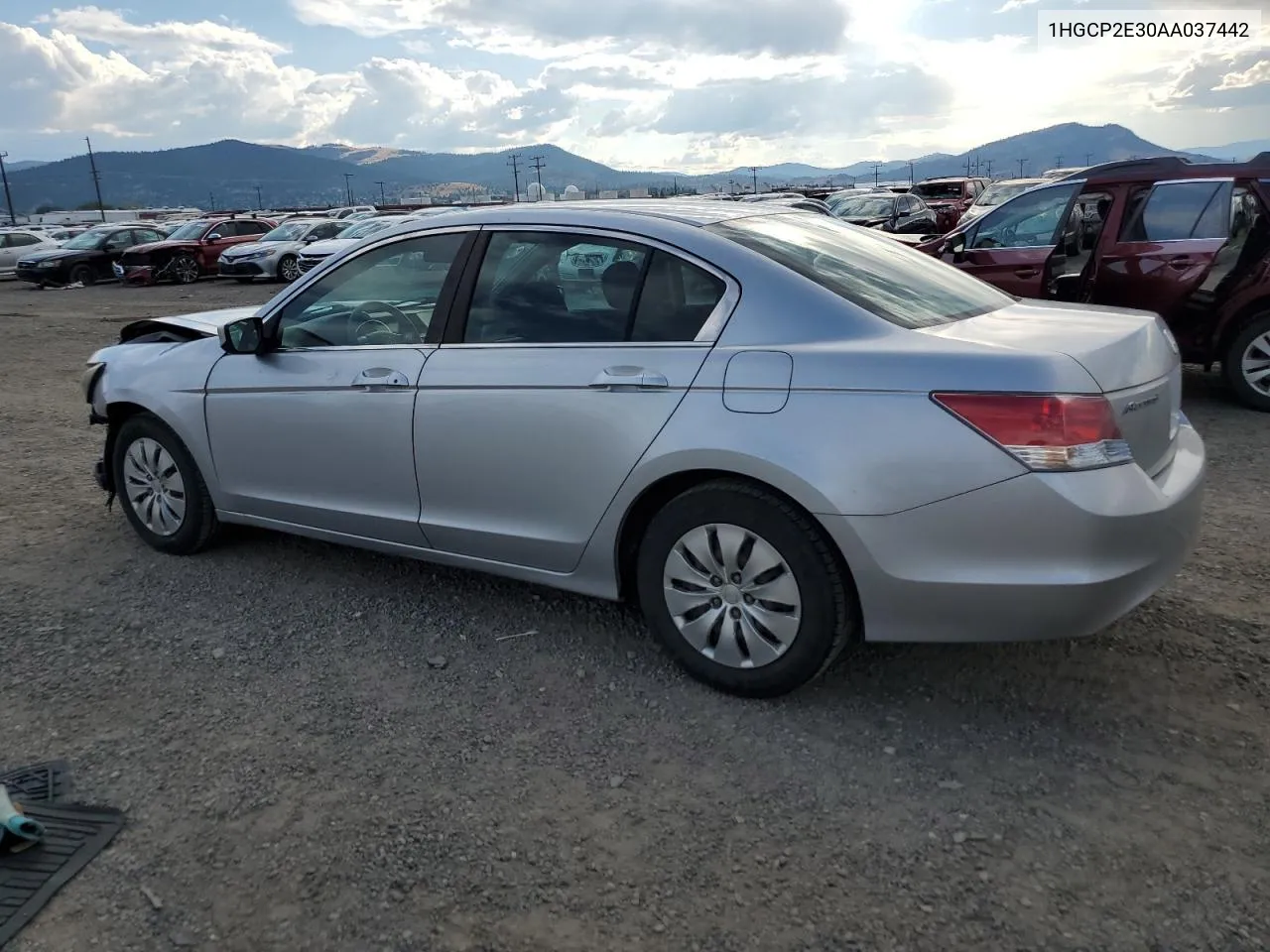 1HGCP2E30AA037442 2010 Honda Accord Lx