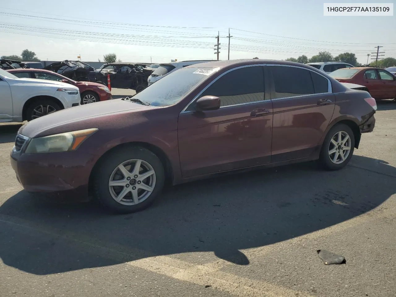 1HGCP2F77AA135109 2010 Honda Accord Ex