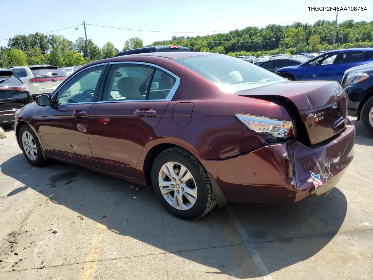 2010 Honda Accord Lxp VIN: 1HGCP2F46AA108764 Lot: 67515934