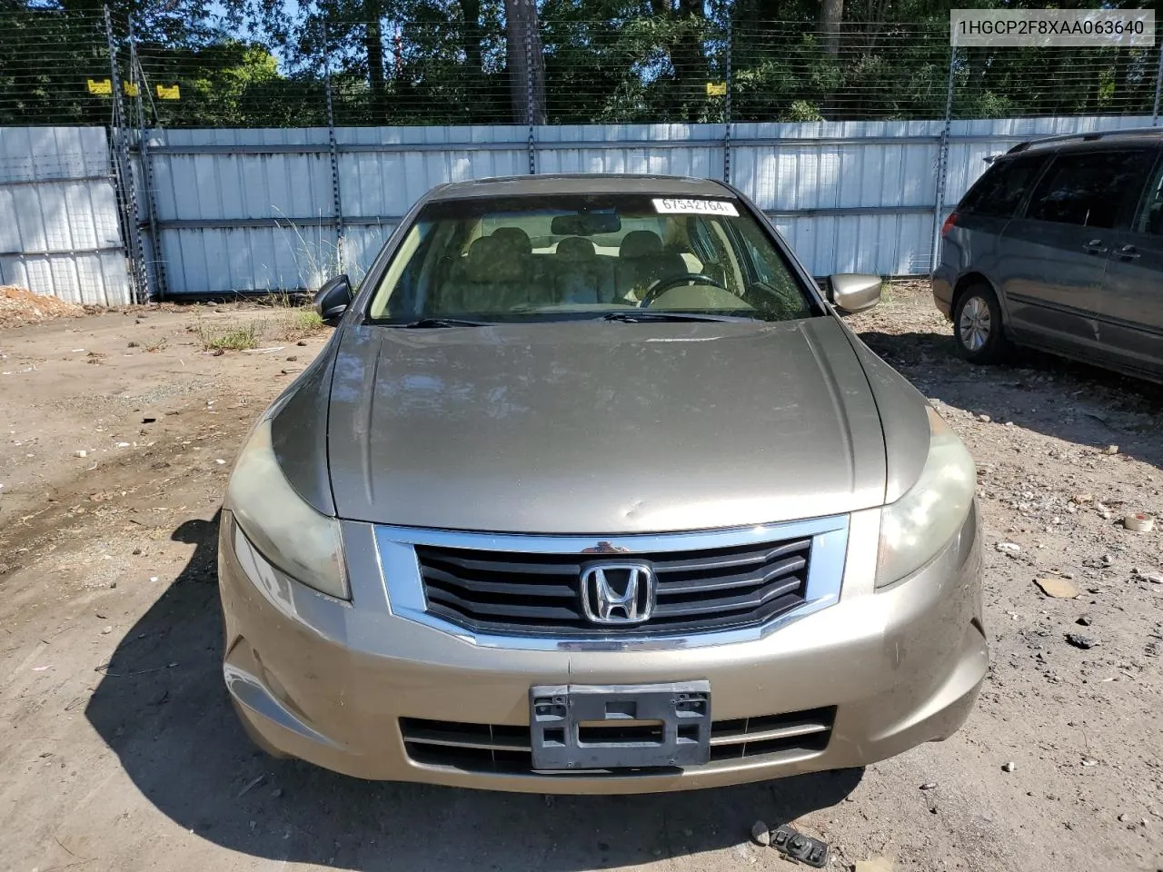 2010 Honda Accord Exl VIN: 1HGCP2F8XAA063640 Lot: 67542764