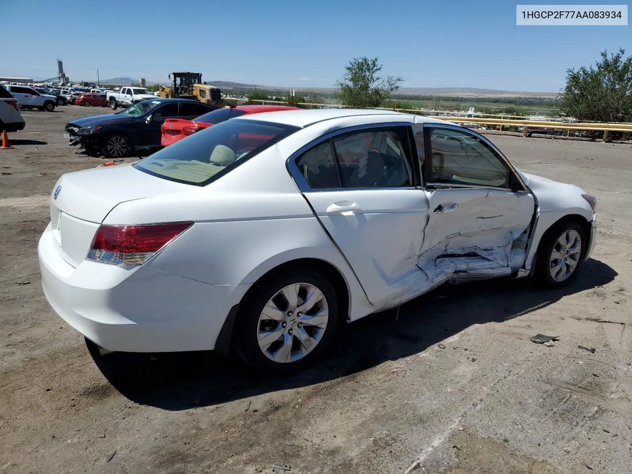 2010 Honda Accord Ex VIN: 1HGCP2F77AA083934 Lot: 67616334