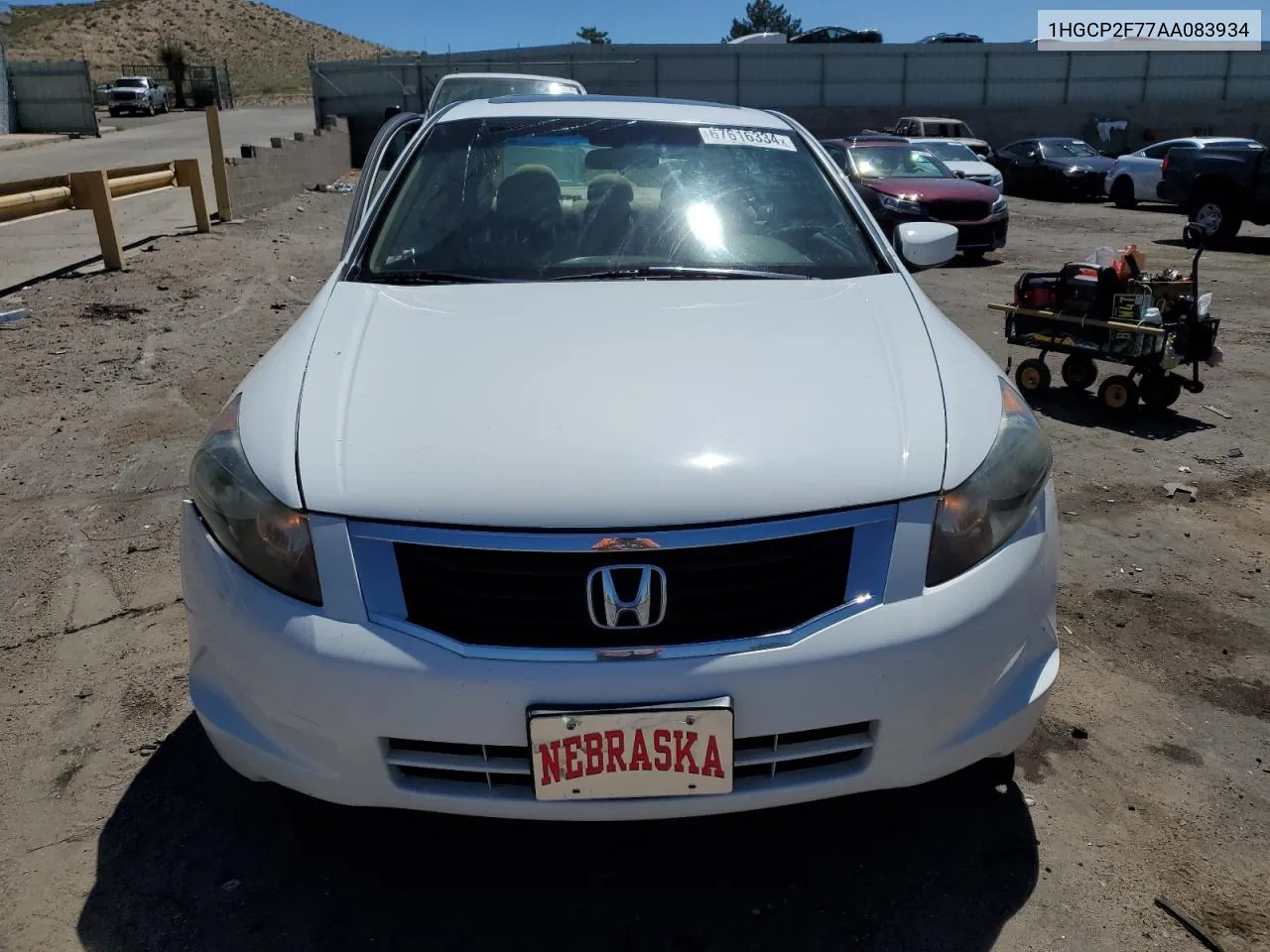 1HGCP2F77AA083934 2010 Honda Accord Ex