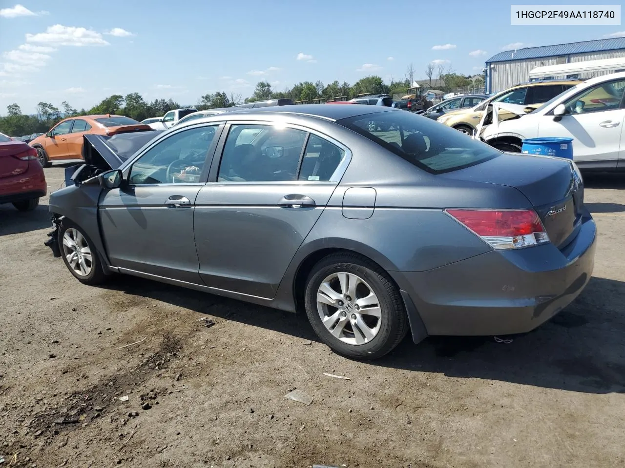 2010 Honda Accord Lxp VIN: 1HGCP2F49AA118740 Lot: 67640804