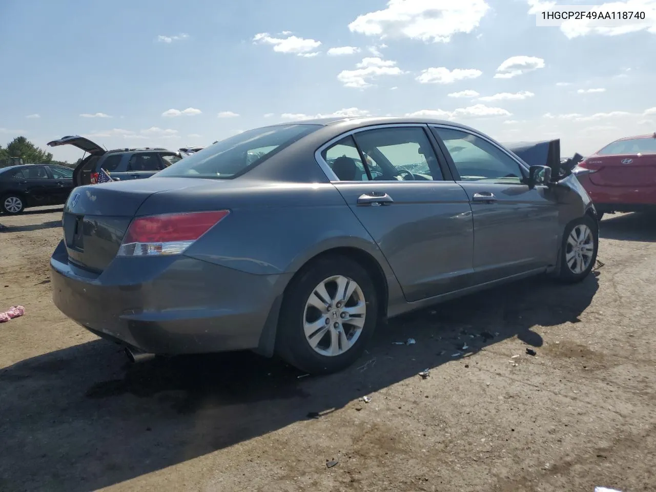 2010 Honda Accord Lxp VIN: 1HGCP2F49AA118740 Lot: 67640804