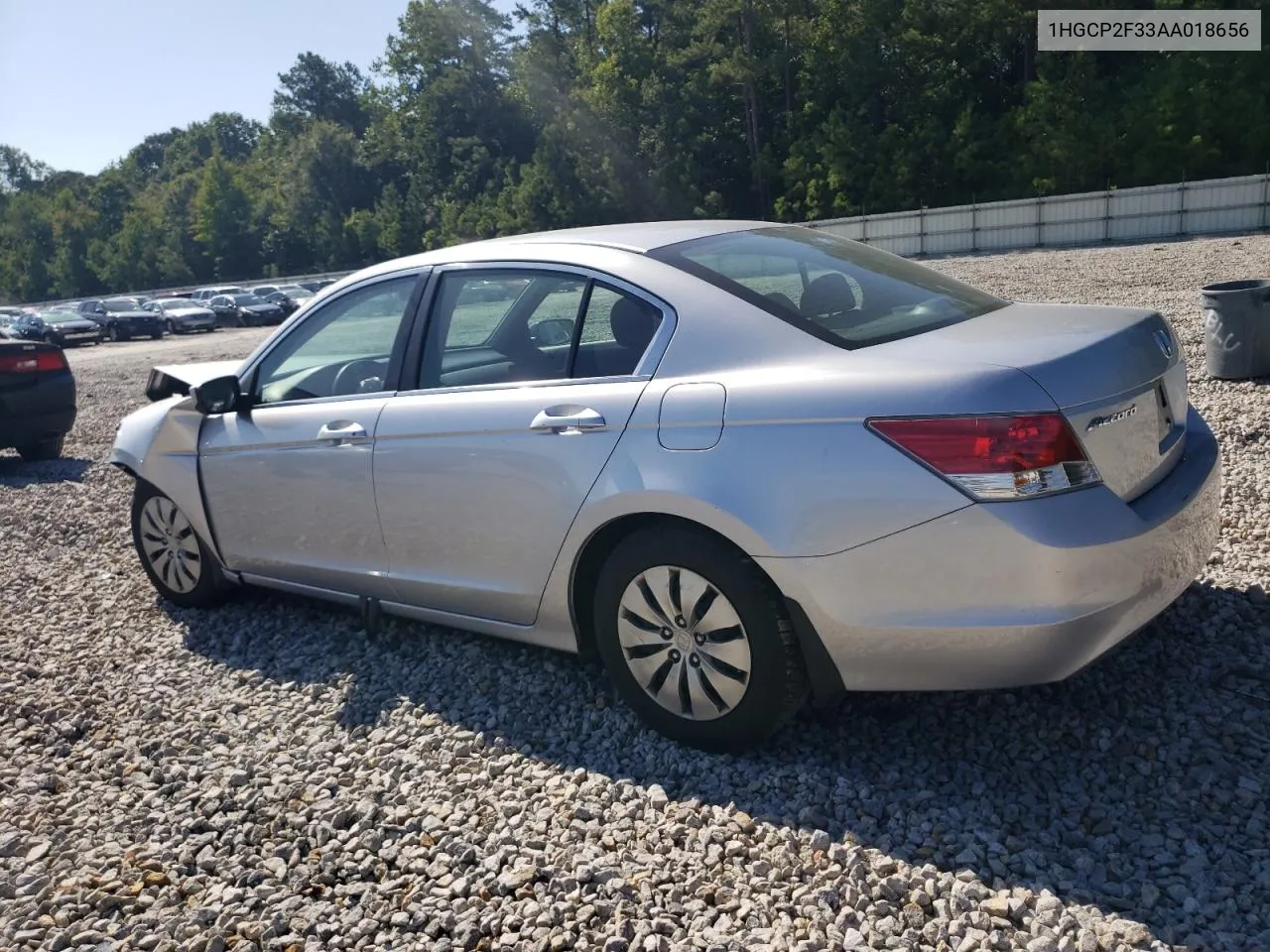 2010 Honda Accord Lx VIN: 1HGCP2F33AA018656 Lot: 67791184