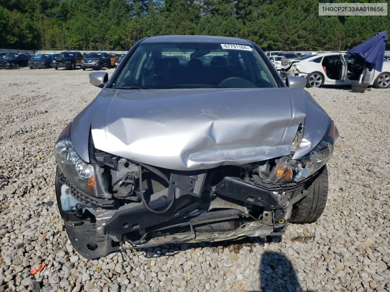 2010 Honda Accord Lx VIN: 1HGCP2F33AA018656 Lot: 67791184