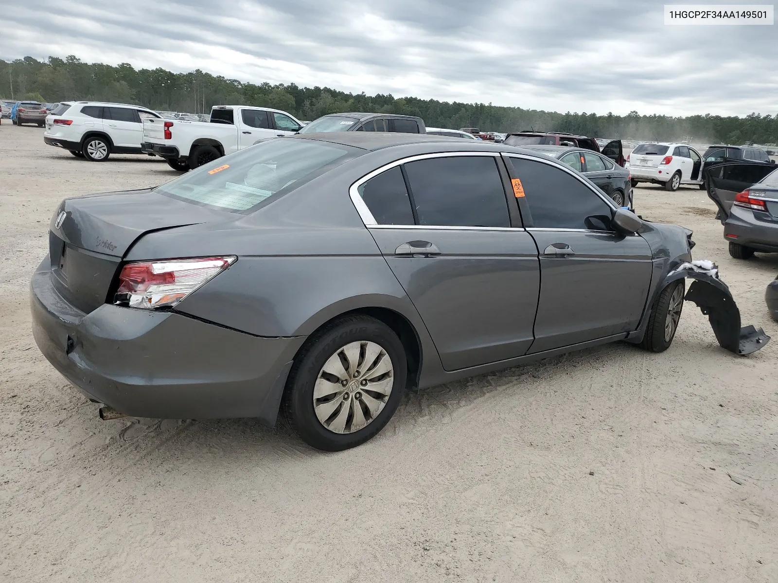 1HGCP2F34AA149501 2010 Honda Accord Lx