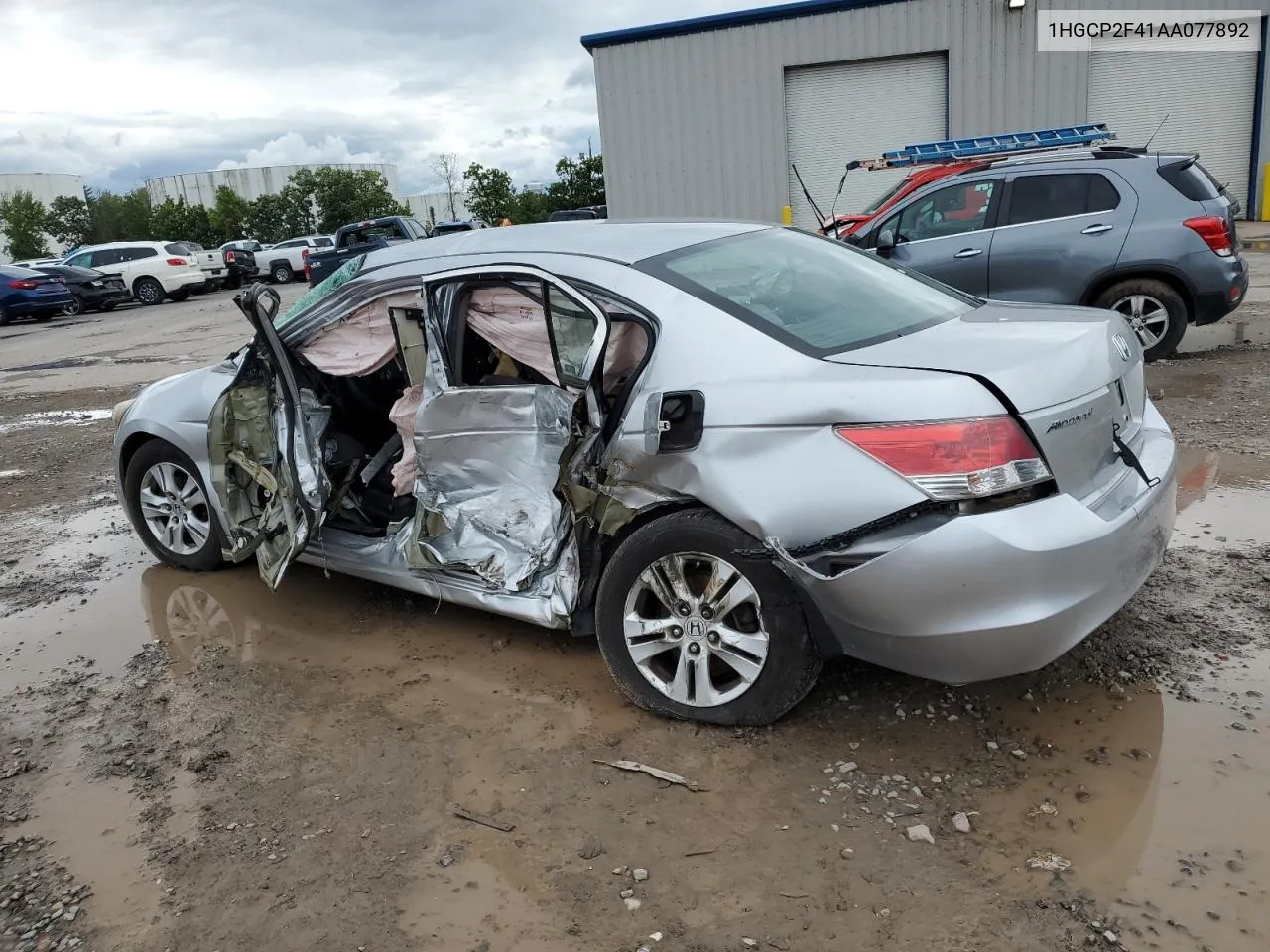 1HGCP2F41AA077892 2010 Honda Accord Lxp