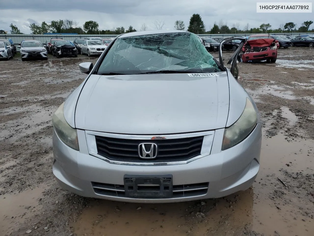 2010 Honda Accord Lxp VIN: 1HGCP2F41AA077892 Lot: 68010374