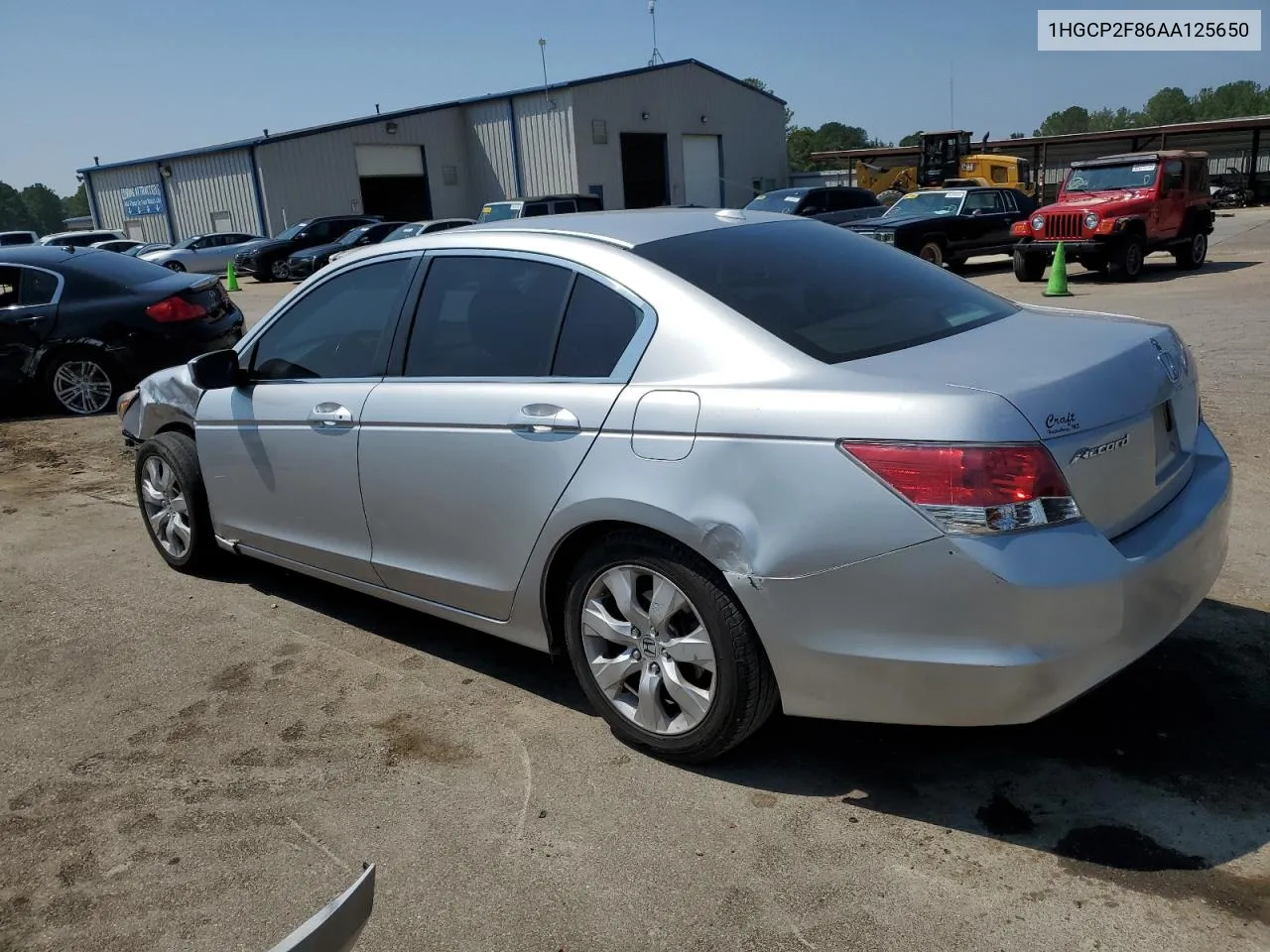 2010 Honda Accord Exl VIN: 1HGCP2F86AA125650 Lot: 68371424