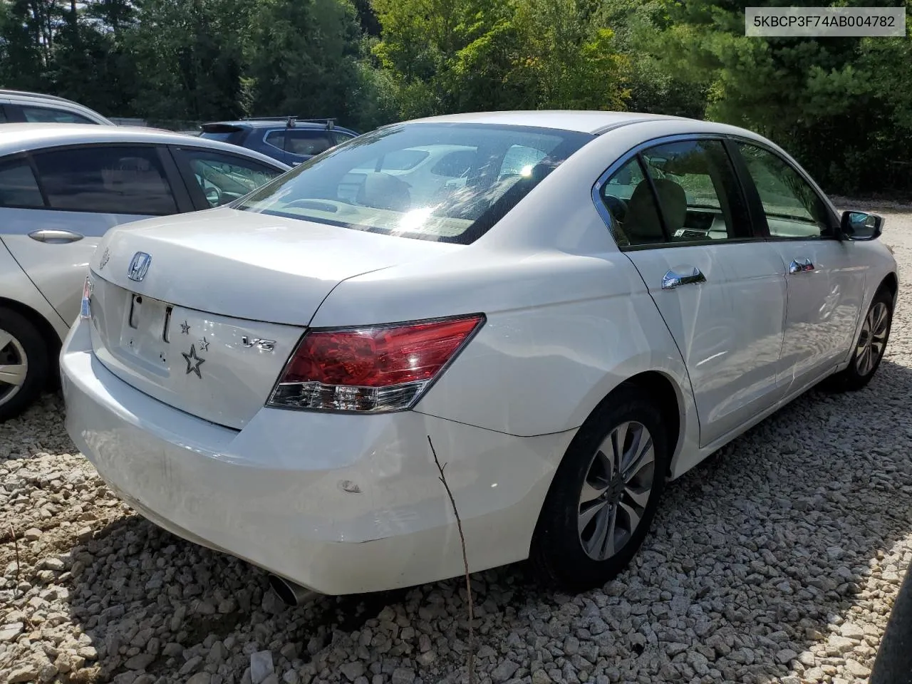 2010 Honda Accord Ex VIN: 5KBCP3F74AB004782 Lot: 68920124