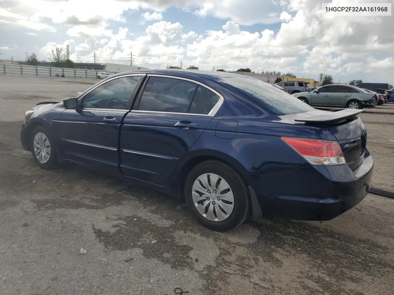 2010 Honda Accord Lx VIN: 1HGCP2F32AA161968 Lot: 69225054