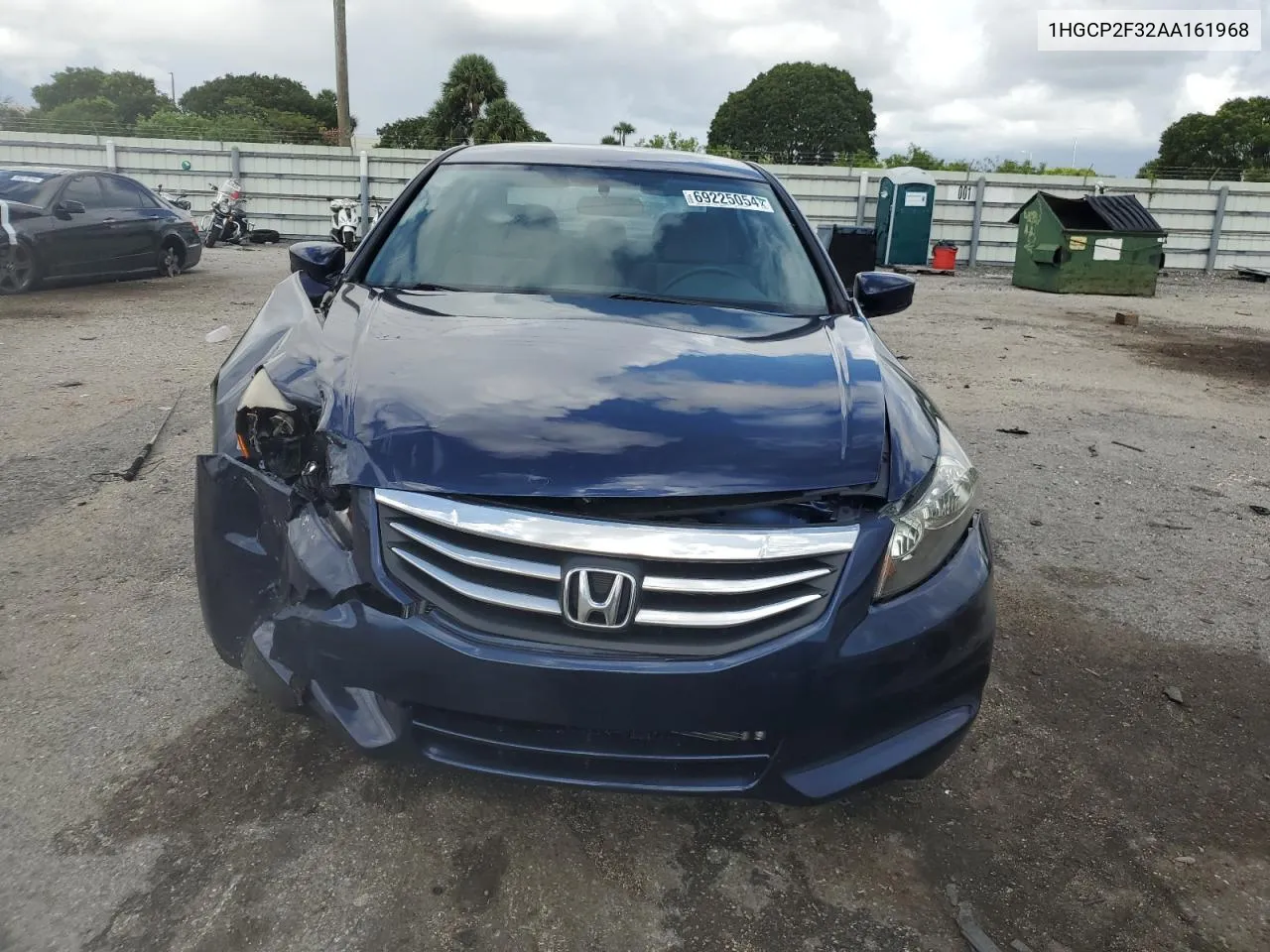 2010 Honda Accord Lx VIN: 1HGCP2F32AA161968 Lot: 69225054