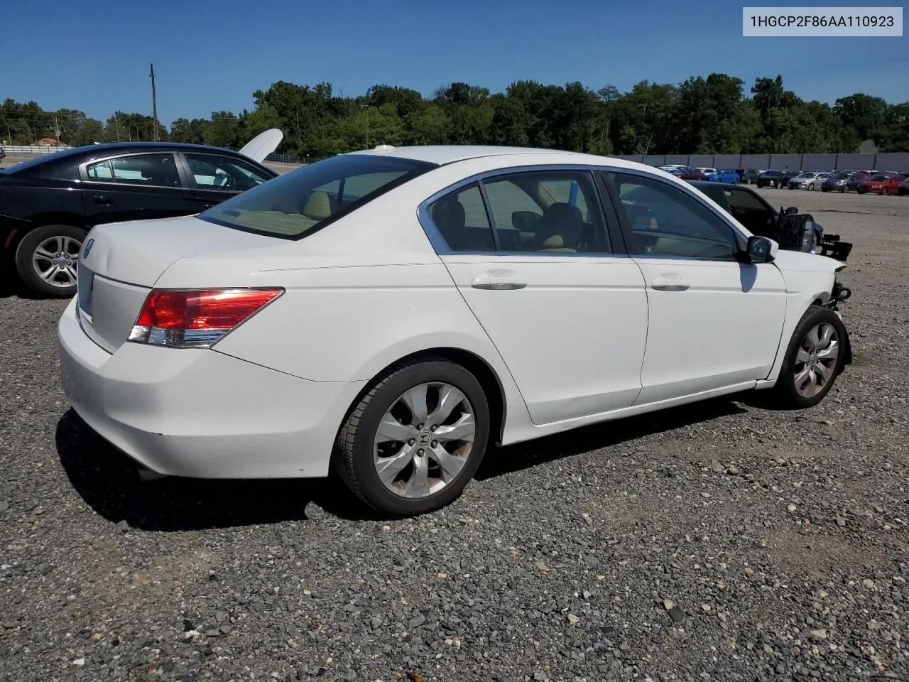 1HGCP2F86AA110923 2010 Honda Accord Exl