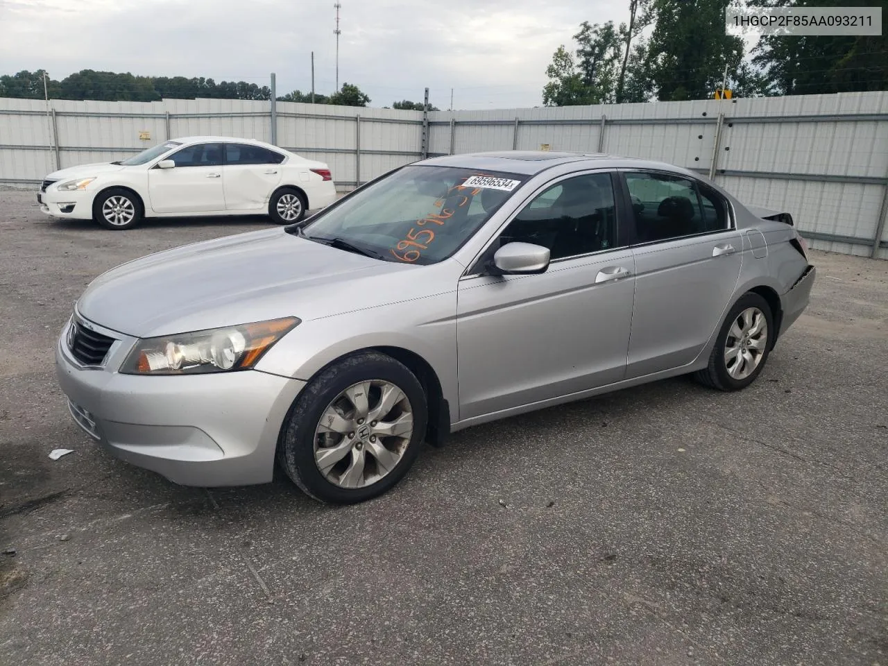 1HGCP2F85AA093211 2010 Honda Accord Exl