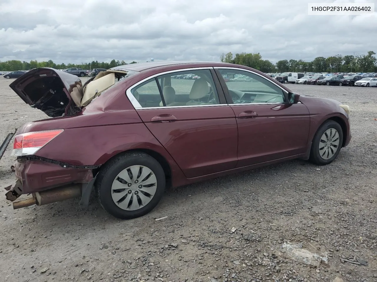 2010 Honda Accord Lx VIN: 1HGCP2F31AA026402 Lot: 69613994