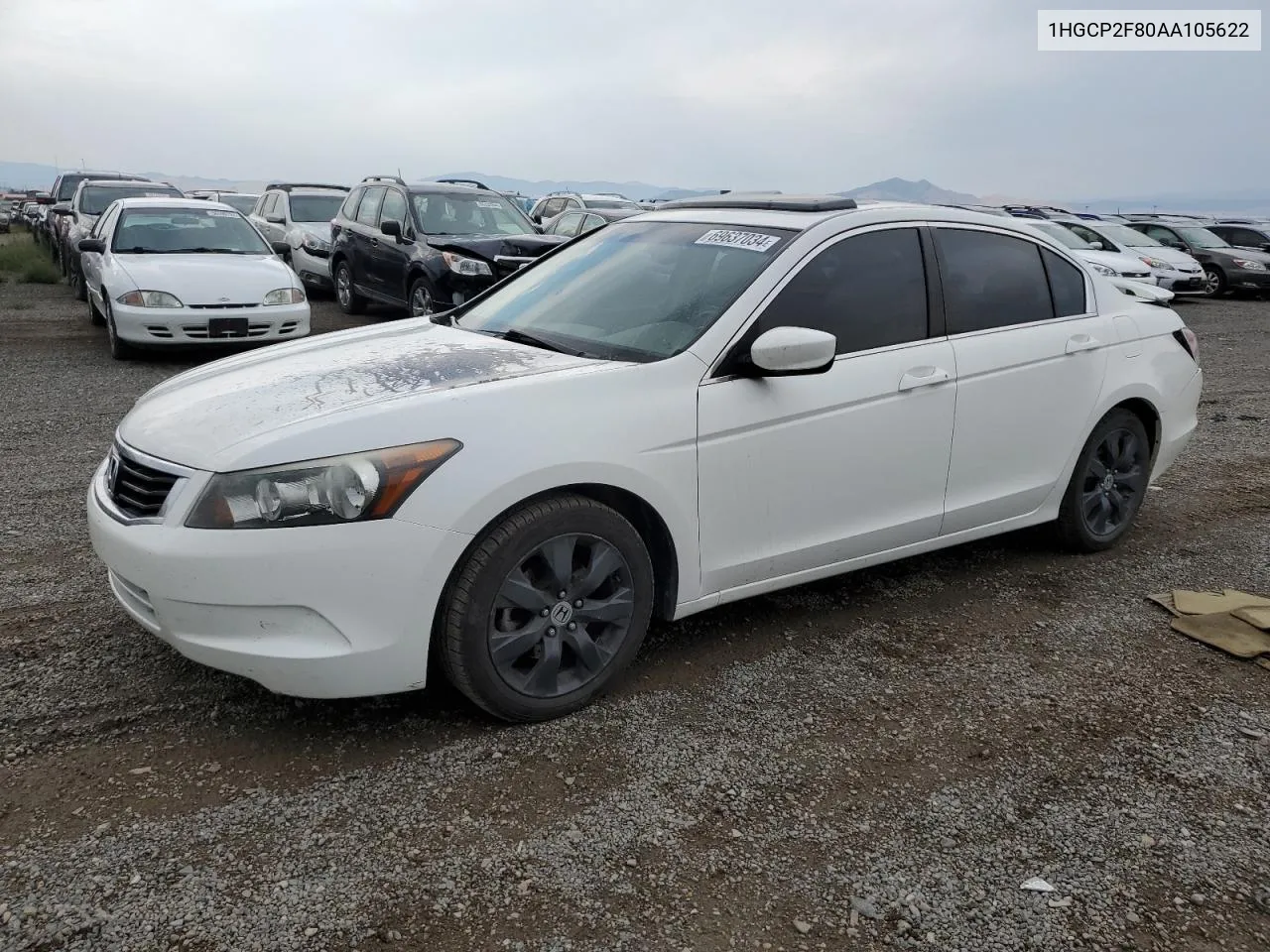 1HGCP2F80AA105622 2010 Honda Accord Exl