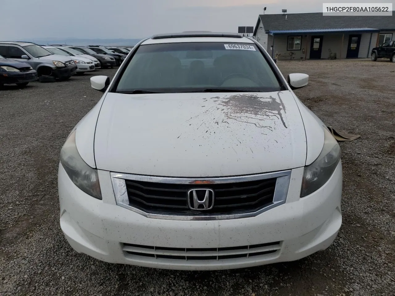 2010 Honda Accord Exl VIN: 1HGCP2F80AA105622 Lot: 69637034