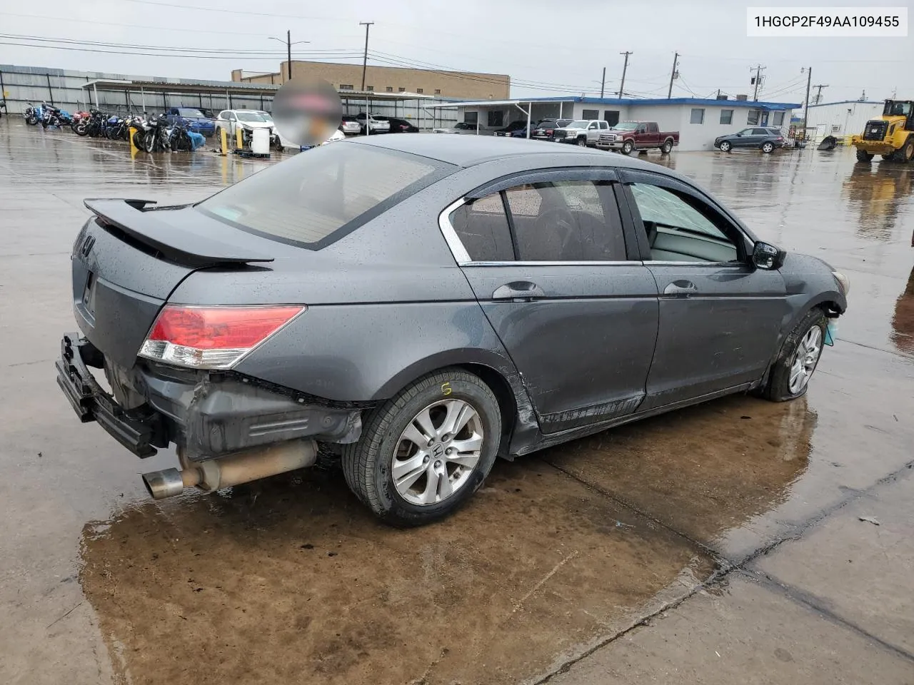 2010 Honda Accord Lxp VIN: 1HGCP2F49AA109455 Lot: 69900454