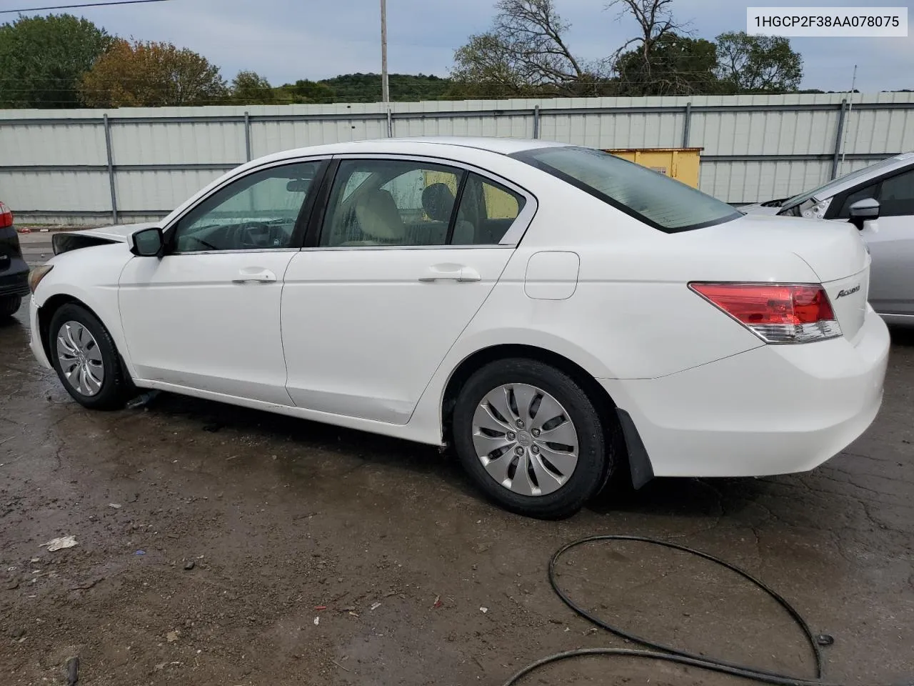 2010 Honda Accord Lx VIN: 1HGCP2F38AA078075 Lot: 70026734