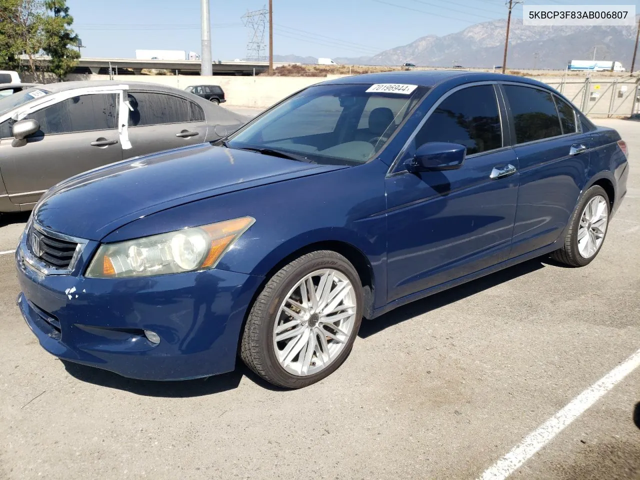 2010 Honda Accord Exl VIN: 5KBCP3F83AB006807 Lot: 70196944