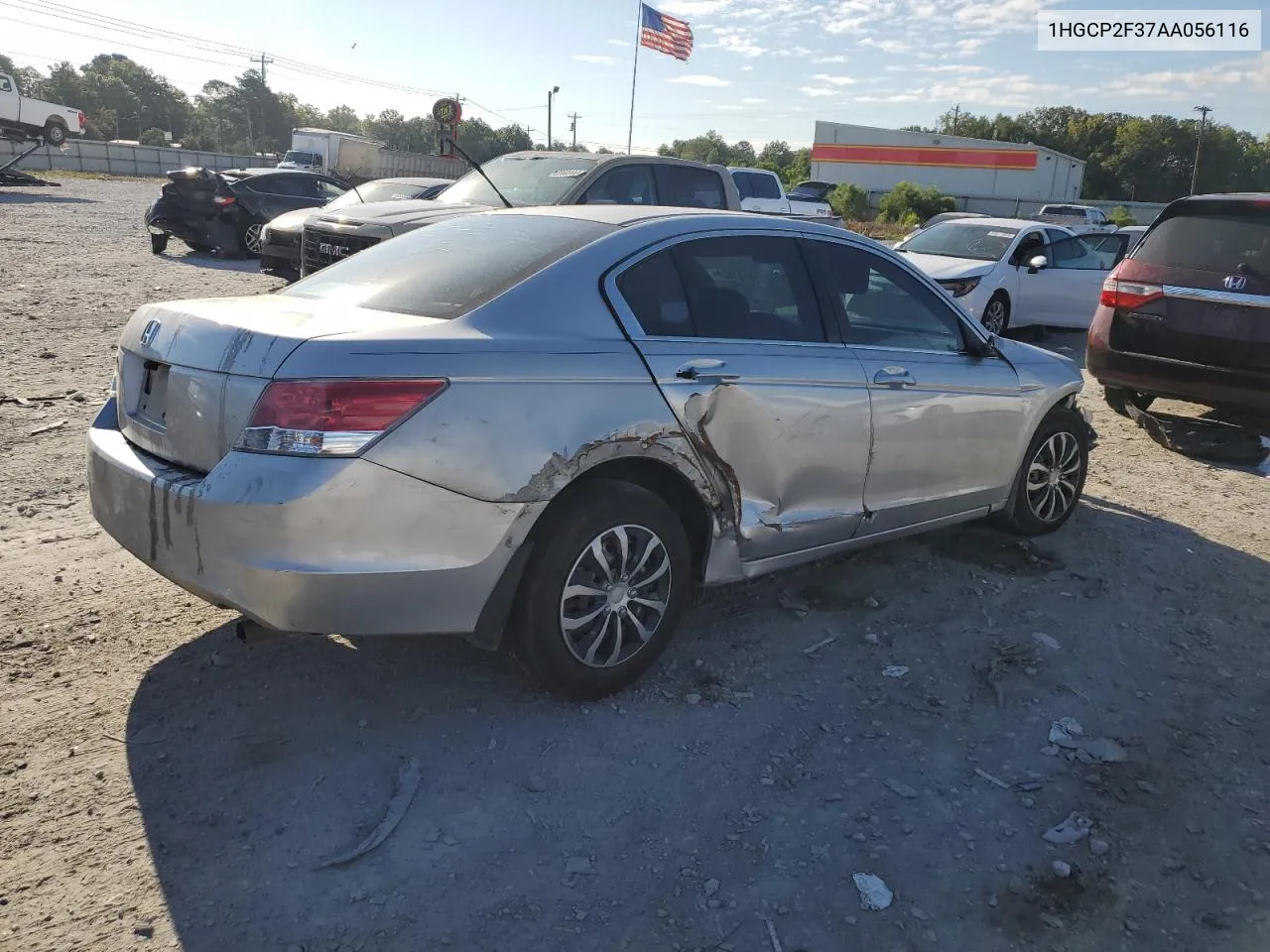 2010 Honda Accord Lx VIN: 1HGCP2F37AA056116 Lot: 70231834