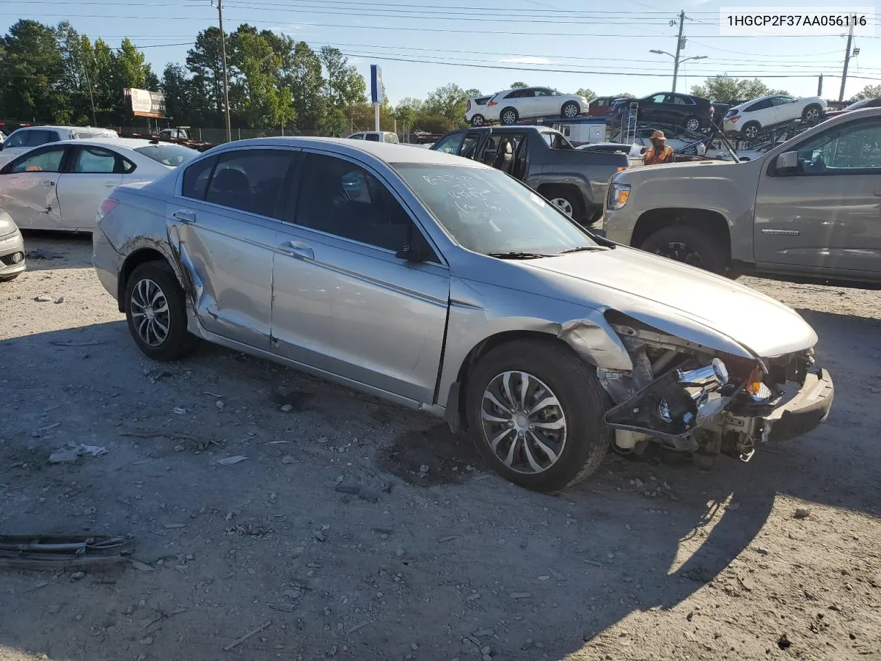 2010 Honda Accord Lx VIN: 1HGCP2F37AA056116 Lot: 70231834