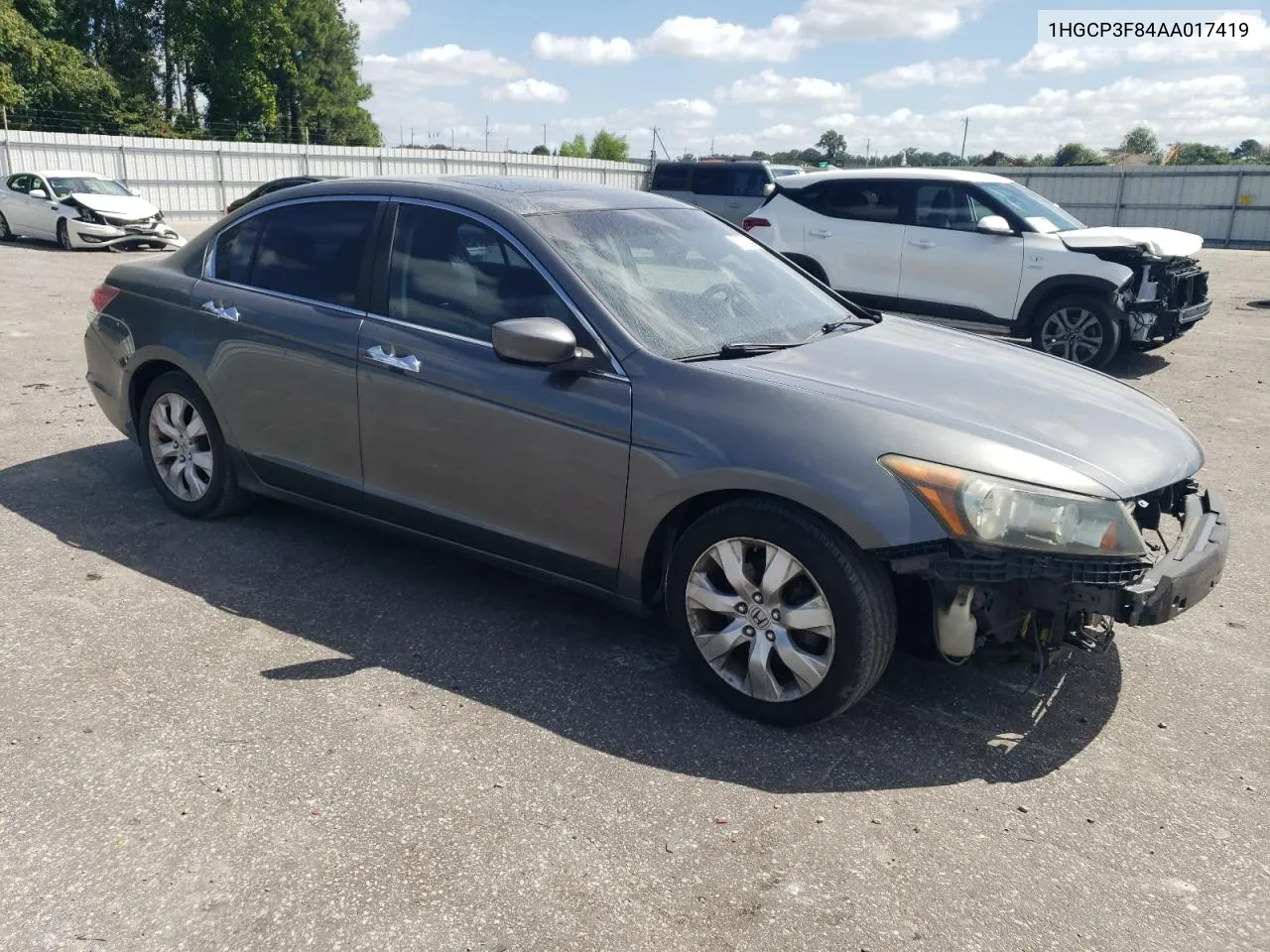 2010 Honda Accord Exl VIN: 1HGCP3F84AA017419 Lot: 70375644