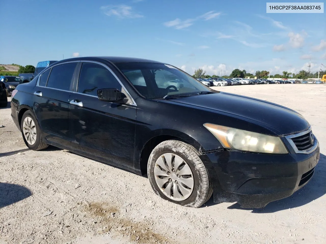 2010 Honda Accord Lx VIN: 1HGCP2F38AA083745 Lot: 70475554