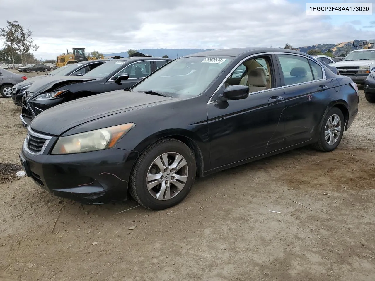 2010 Honda Accord Lxp VIN: 1HGCP2F48AA173020 Lot: 70578514