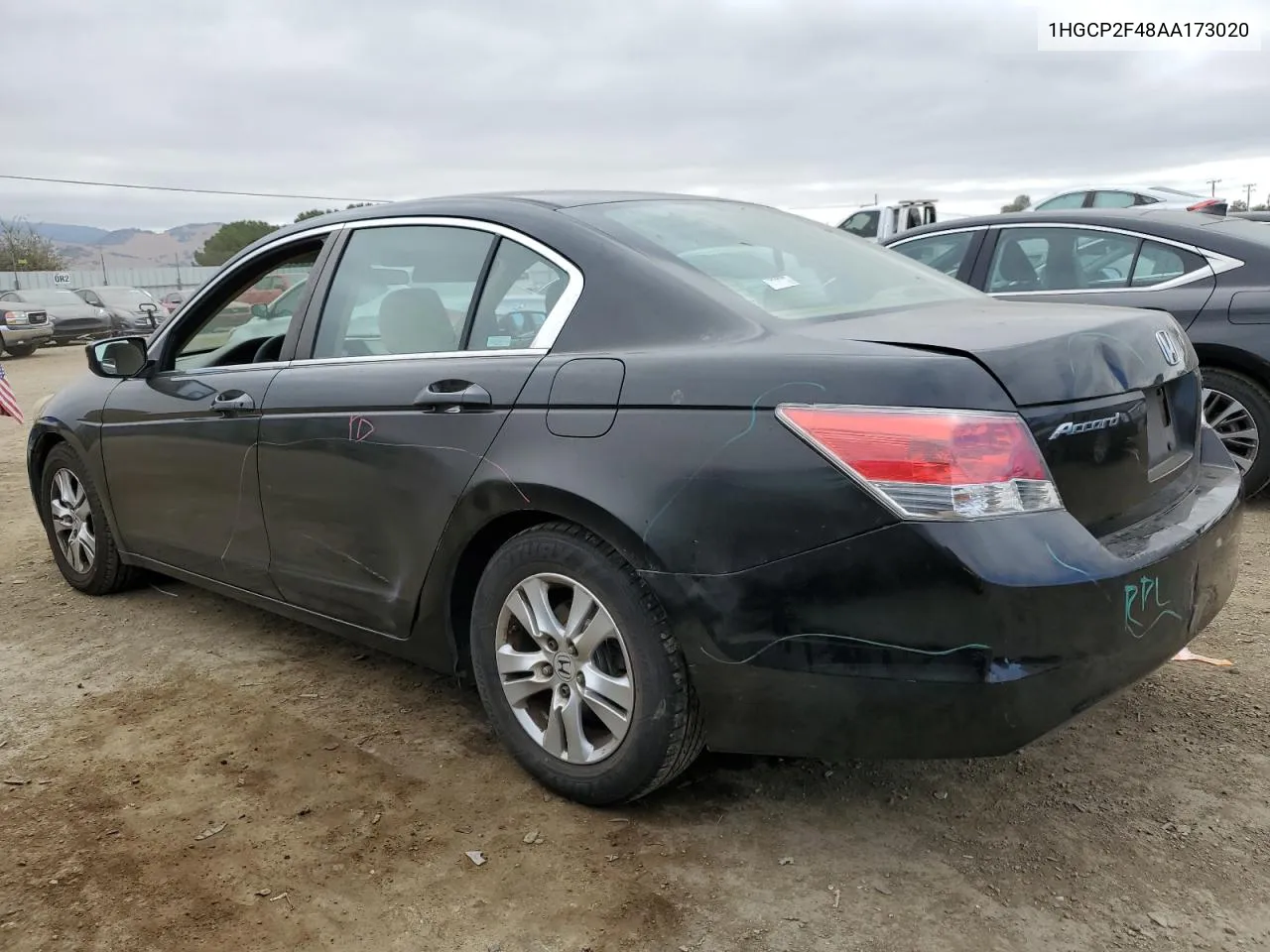 2010 Honda Accord Lxp VIN: 1HGCP2F48AA173020 Lot: 70578514