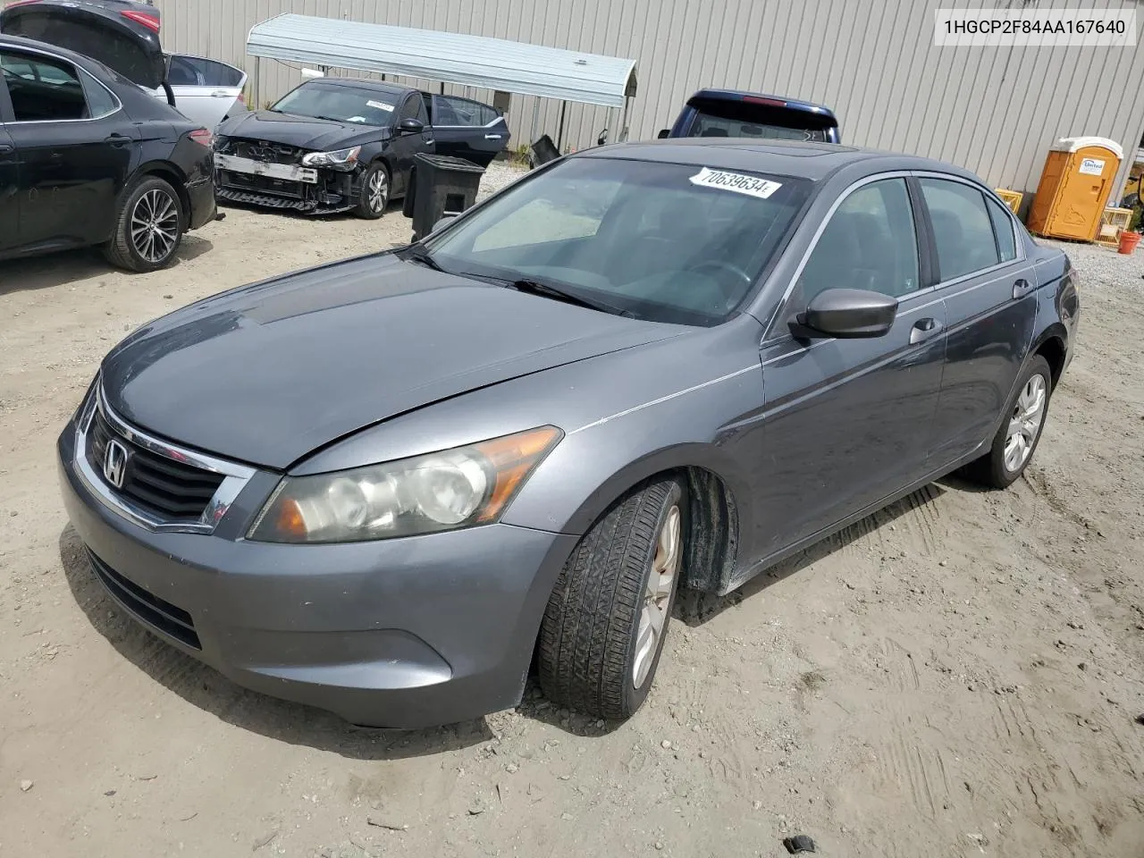 2010 Honda Accord Exl VIN: 1HGCP2F84AA167640 Lot: 70639634