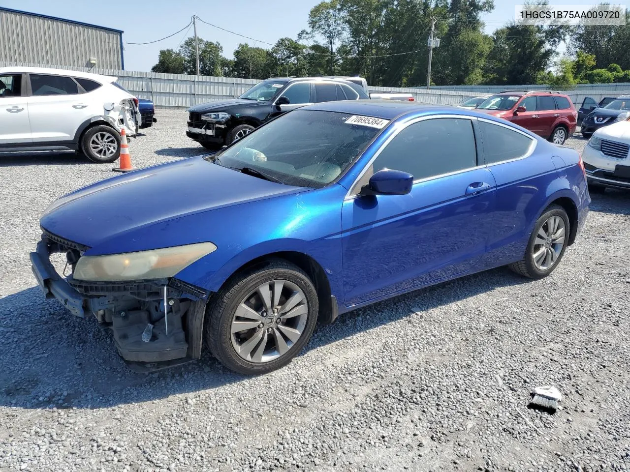 2010 Honda Accord Ex VIN: 1HGCS1B75AA009720 Lot: 70695384