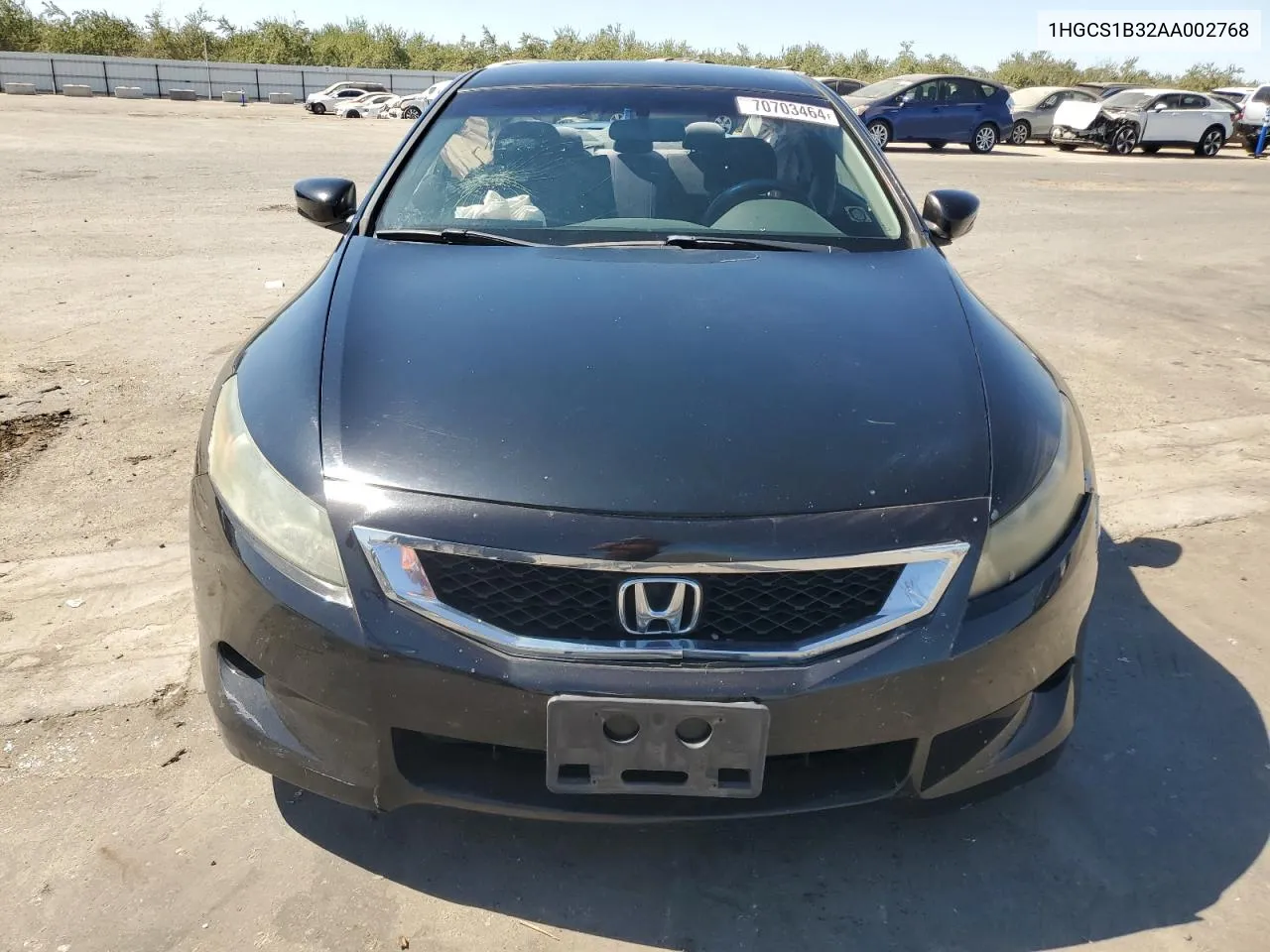 2010 Honda Accord Lx VIN: 1HGCS1B32AA002768 Lot: 70703464