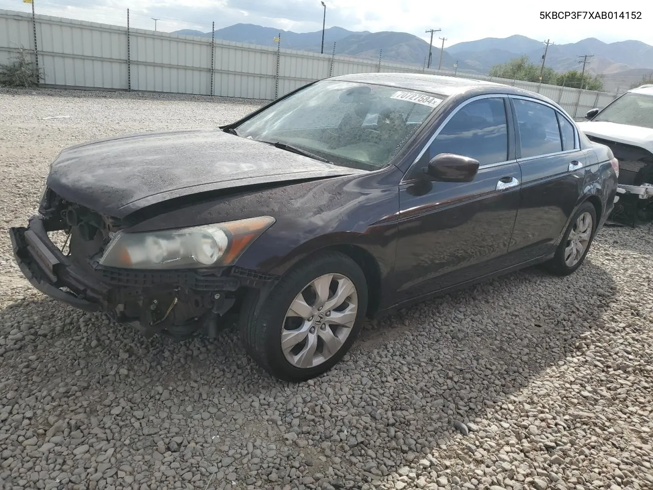 2010 Honda Accord Ex VIN: 5KBCP3F7XAB014152 Lot: 70727584