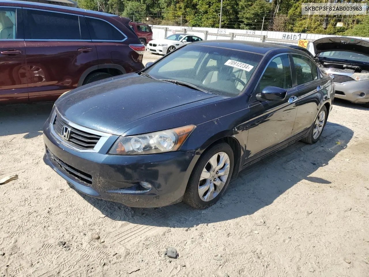 5KBCP3F82AB003963 2010 Honda Accord Exl