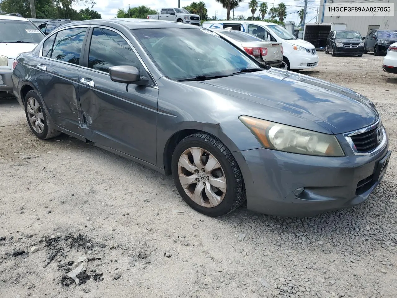 2010 Honda Accord Exl VIN: 1HGCP3F89AA027055 Lot: 71009124