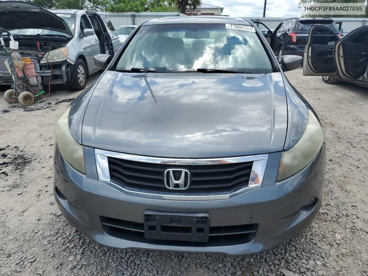 1HGCP3F89AA027055 2010 Honda Accord Exl