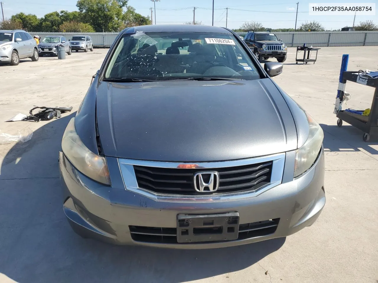 2010 Honda Accord Lx VIN: 1HGCP2F35AA058754 Lot: 71106204