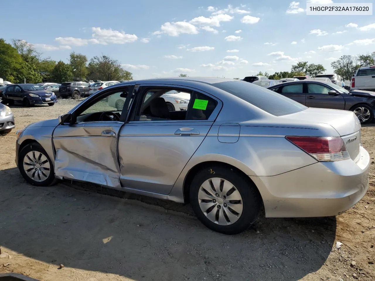 2010 Honda Accord Lx VIN: 1HGCP2F32AA176020 Lot: 71209804