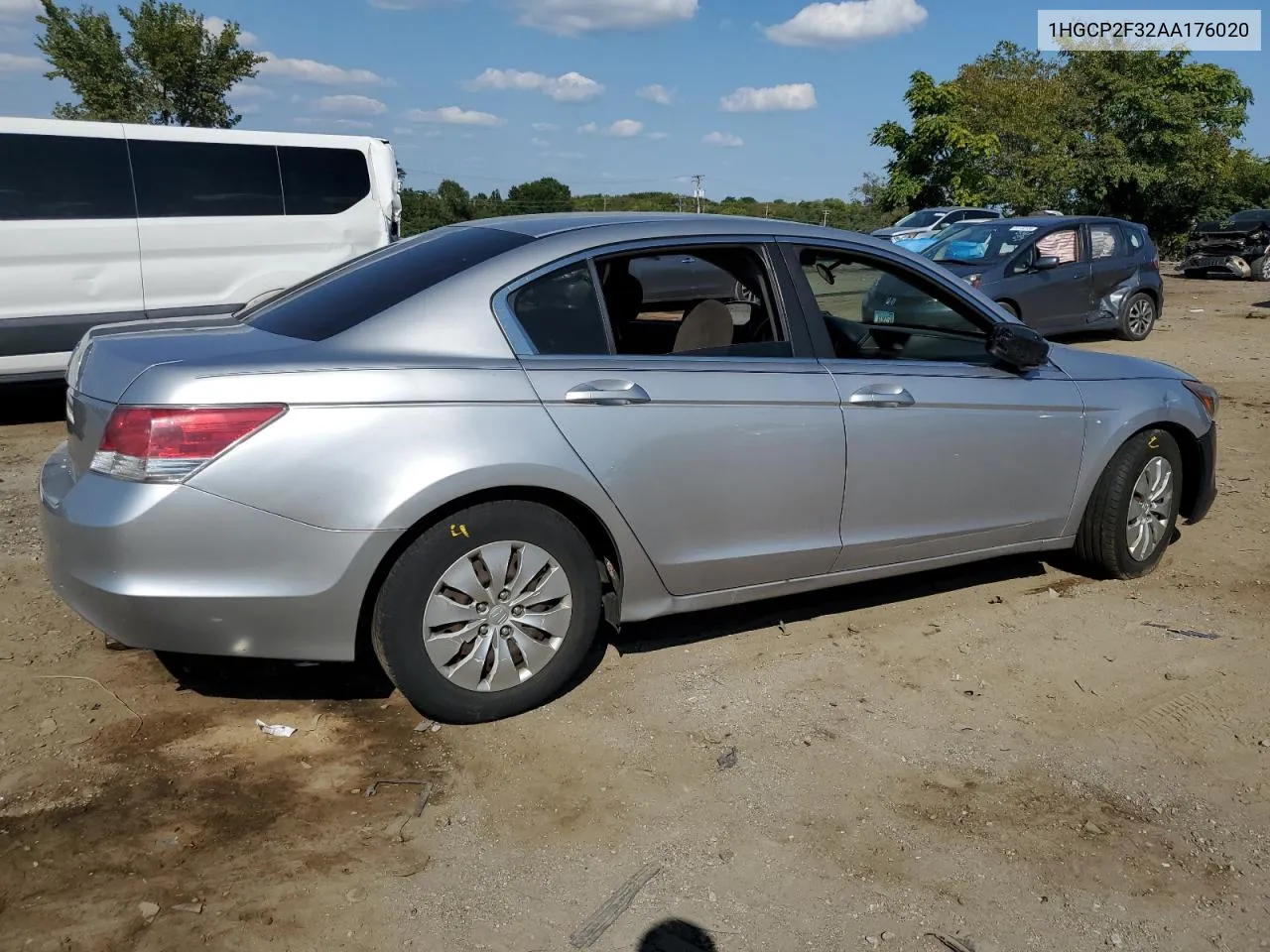 2010 Honda Accord Lx VIN: 1HGCP2F32AA176020 Lot: 71209804