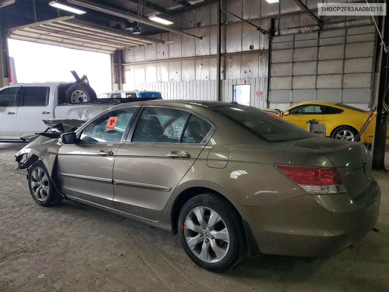 1HGCP2F83AA080215 2010 Honda Accord Exl